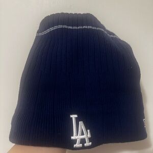 Navy Blue LA Beanie